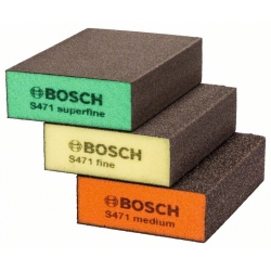 Bosch  Gąbka szlifierska zestaw 3 szt S471