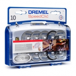 DREMEL SC690  Zestaw 10 tarcz + trzpień EZ SpeedClic