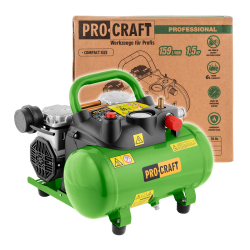 Procraft AC6 Kompresor bezolejowy 6l 8bar 159l/min  06/26
