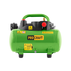 Procraft AC6 Kompresor bezolejowy 6l 8bar 159l/min  06/26