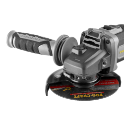 PROCRAFT Industrial Zestaw szlifierka kątowa AG125B 20V 4Ah + 19 tarcz walizka  08/25