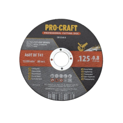 Procraft CD125x0.8 Tarcza tnąca 125mm grubość 0,8mm  06/26*