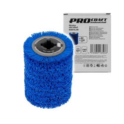 Procraft Industrial DSA810.240 Bęben szlifierski ze szczotką z włókna polimerowego do satyniarki BM100A   04/26