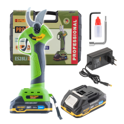 PROCRAFT ES28LI1b Bezszczotkowy sekator akumulatorowy 20V 2Ah  03/26*