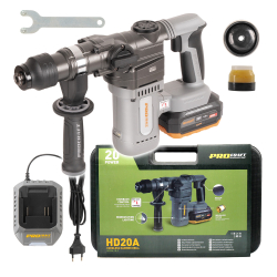PROCRAFT HD20A Bezszczotkowy młot udarowy-obrotowy 3,8J 20V 4Ah  09/25