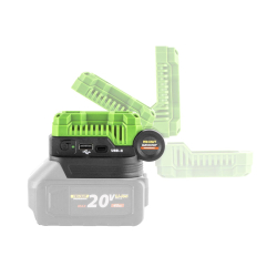 PROCRAFT LL20bb Reflektor LED latarka lampka 20V 0Ah 500lm USB  08/25