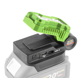 PROCRAFT LL20bb Reflektor LED latarka lampka 20V 0Ah 500lm USB  08/25