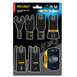 Procraft MB9 Zestaw brzeszczotów 9 szt. do narzędzi wielofunkcyjnych PMT  06/26