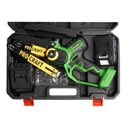 PROCRAFT PKA32LI Akumulatorowa pilarka łańcuchowa 20V 4,0Ah dwie prowadnice