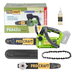 Procraft PKA42Libb Pilarka łańcuchowa 20V 0Ah 30cm BLDC  03/26