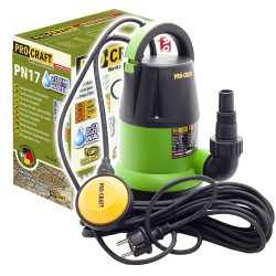 Procraft PN17 Pompa zanurzeniowa do wody brudnej 400W 7500l/h 5m  03/26