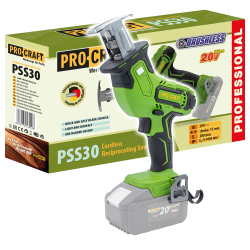 Procraft PSS30bb Akumulatorowa bezszczotkowa piła szablasta jednoręczna 20V 0Ah  01/26