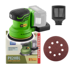 Procraft PX20BLbb Szlifierka mimośrodowa 125mm 20V 0Ah regulacja obrotów  05/26 OBNIŻKA