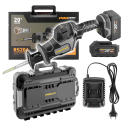 PROCRAFT INDUSTRIAL RS20A-1B-C Piła szablasta BLDC 20V 4,0Ah walizka  12/25