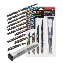 Procraft SB10 Brzeszczoty do pił szablastych 10 szt różne rodzaje BIM HCS drewno metal sklejka MDF  06/26