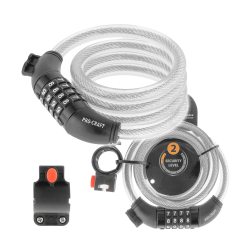 Procraft SC1200.12C Linka zabezpieczająca z zamkiem szyfrowym do roweru hulajnogi  06/26