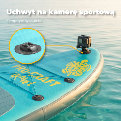 Procraft Travel SUP320 Deska do pływania do 150kg wiosło 2w1 pompka siedzisko kajakowe plecak  06/26*