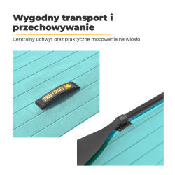 Procraft Travel SUP320 Deska do pływania do 150kg wiosło 2w1 pompka siedzisko kajakowe plecak  06/26*