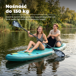 Procraft Travel SUP320 Deska do pływania do 150kg wiosło 2w1 pompka siedzisko kajakowe plecak  06/26*