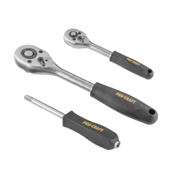 Procraft WS-82 Zestaw narzędzi klucze nasadki grzechotki bity 82 szt. w walizce  07/26