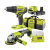 Ryobi RCK183F-120S Zestaw wkrętarka szlifierka latarka 18V 2,0Ah