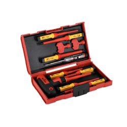 STALCO S-12288 Zestaw wkrętaki elektrotechniczne 12 elementów STAL CRV 1000V  07/25  SUPER PROMOCJA