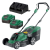 STALCO LMS40-38BL Kosiarka akumulatorowa 2x20V 38cm + 2 aku 4Ah i ładowarka podwójna  04/25  SUPER PROMOCJA