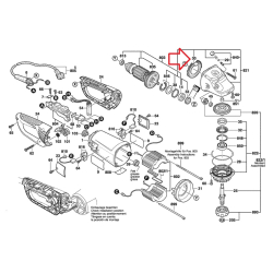 Bosch 1600591029 Rozdzielacz powietrza do GWS22-230H GWS22-230JH  01/26*
