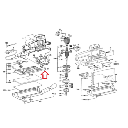 Bosch 1603106001 Gumka do szlif. oscylacyjnej PSS280 PSS280-A PSS280AE  01/26*