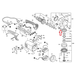 Bosch 1603300019 Nakrętka sześciokątna M10 SW14 do GWS22-230JH GWS24-230JH GWS2200  01/26*