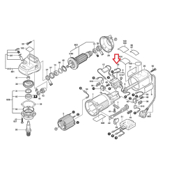 Bosch 1604448005 Kabel łączący L-95mm biały do GEX150ACE GNF20CA GWS9-125CE  02/26*