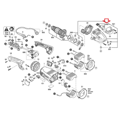 Bosch 1607000431 Przycisk blokady wrzeciona do GWS22-230LVI GWS24-230LVI GWS26-230LVI  01/26*