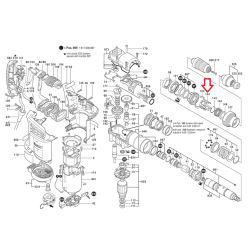 Bosch 1610241001 Pierścień zaczepowy do GBH4-32DFR 3611C32100 3611C32101  11/25