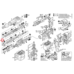 Bosch 1610290035 Pierścień łożyskowy do GBH10DCE GBH11DE 11/25