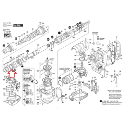 Bosch 1610290061 pierścień uszczelniający do GSH5E GSH388 GSH5CE  09/26*