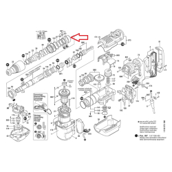 Bosch 1610328019 tuleja łożyskowa do GBH5-38D GBH5-40DE  09/26