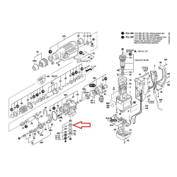 Bosch 1610905029 Łożysko kulkowe 6001RS 28x12x8 do GBH4DFE GBH4TOP GBH4DSC PBH300E  01/26