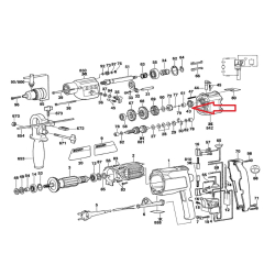 Bosch 2600190051 Płytka ryglująca do GSB20-2REM CSB700-2RE CSB800-2RE CSB850-2RET  10/99