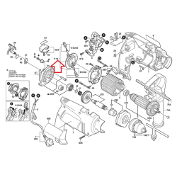Bosch 2604337061 Szczotkotrzymacz + szczotki płyta szczotkowa do PSB500RE GSB1800-2RE  03/26