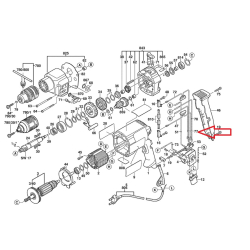 Bosch 2604448100 Kabel łączący L-68mm biały do GBM10-2RE GBM13-2RE CSB700-2RE  02/26*