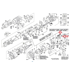 Bosch 2604448137 Kabel łączący L-78mm biały do GBH2-24DFR GBH2-24DSR  02/26*
