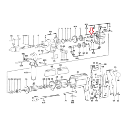 Bosch 2606490031 Tarcza zapadkowa do GSB18-2 CSB400-2 CSB660-2 CSB680-2E  10/99