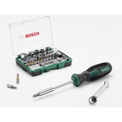 Bosch 27-częściowy zestaw minigrzechotek + wkrętak ręczny  ***