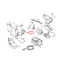Bosch 2607200351 Wyłącznik do GDR50 PSR96 PSR9,6VES-2 PSR7,2VE PDR80  01/26
