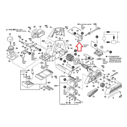 Bosch 2607200367 Wyłącznik do GHO36-82C PHO25-82 PHO35-82C PKS40 GHO31-82  01/26