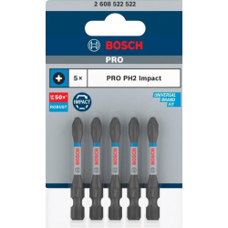 Bosch 2608522522 Końcówka wkręcająca PRO, bit PH2 55mm Impact 5 szt.  01/25  SUPER PROMOCJA