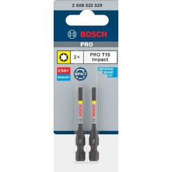 Bosch 2608522529 Końcówka wkręcająca PRO, bit T15 55mm Impact 2 szt.  01/25