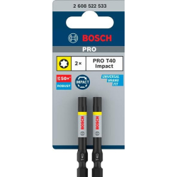 Bosch 2608522533 Końcówka wkręcająca PRO, bit T40 55mm Impact 2 szt.  01/25