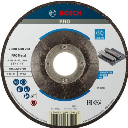 Bosch 2608600223 Tarcza ścierna wygięta Expert for Metal 125 x 6 mm  01/25