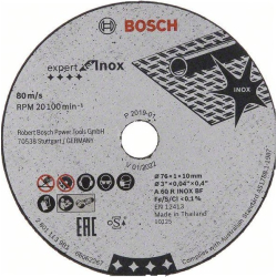 Bosch Tarcza tnąca Expert for Inox 5 szt.  76x1x10 mm do GWS 12V-76  *23